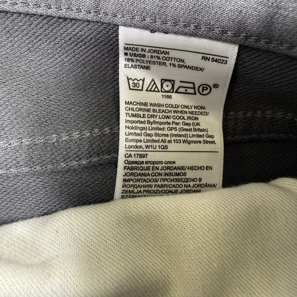 Banana Republic Traveler Pants Mens 32x30 Heathered Smoke Grey Slim Voyageur NEW